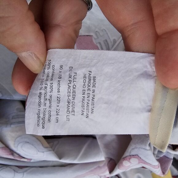 Pottery Barn Kids Full/Queen Fire Trucks Duvet And Single Sham SEE PICTURES! - Picture 10 of 15